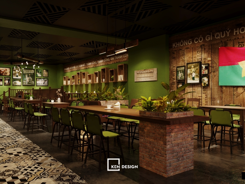 Thiết kế KAKA Cafe tại Hàn Quốc cực thu hút